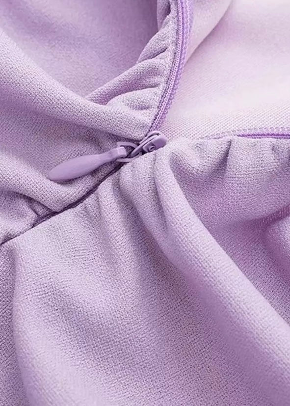 Fiore Viola Ruched Mini Skirt