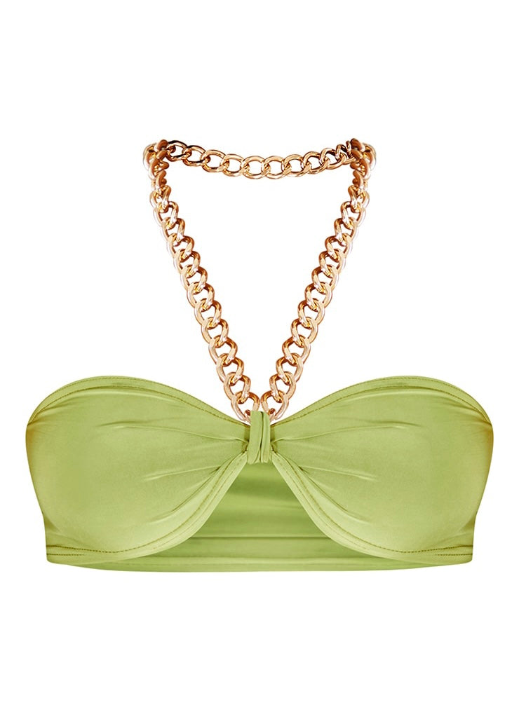 Eazy To Love Chain Detail Bralette