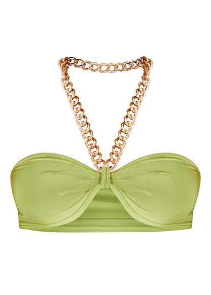 Eazy To Love Chain Detail Bralette