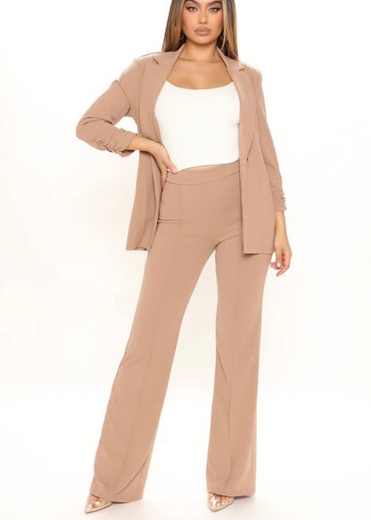 Bella High Waisted Wide Leg Trousers - The Style Guide TT