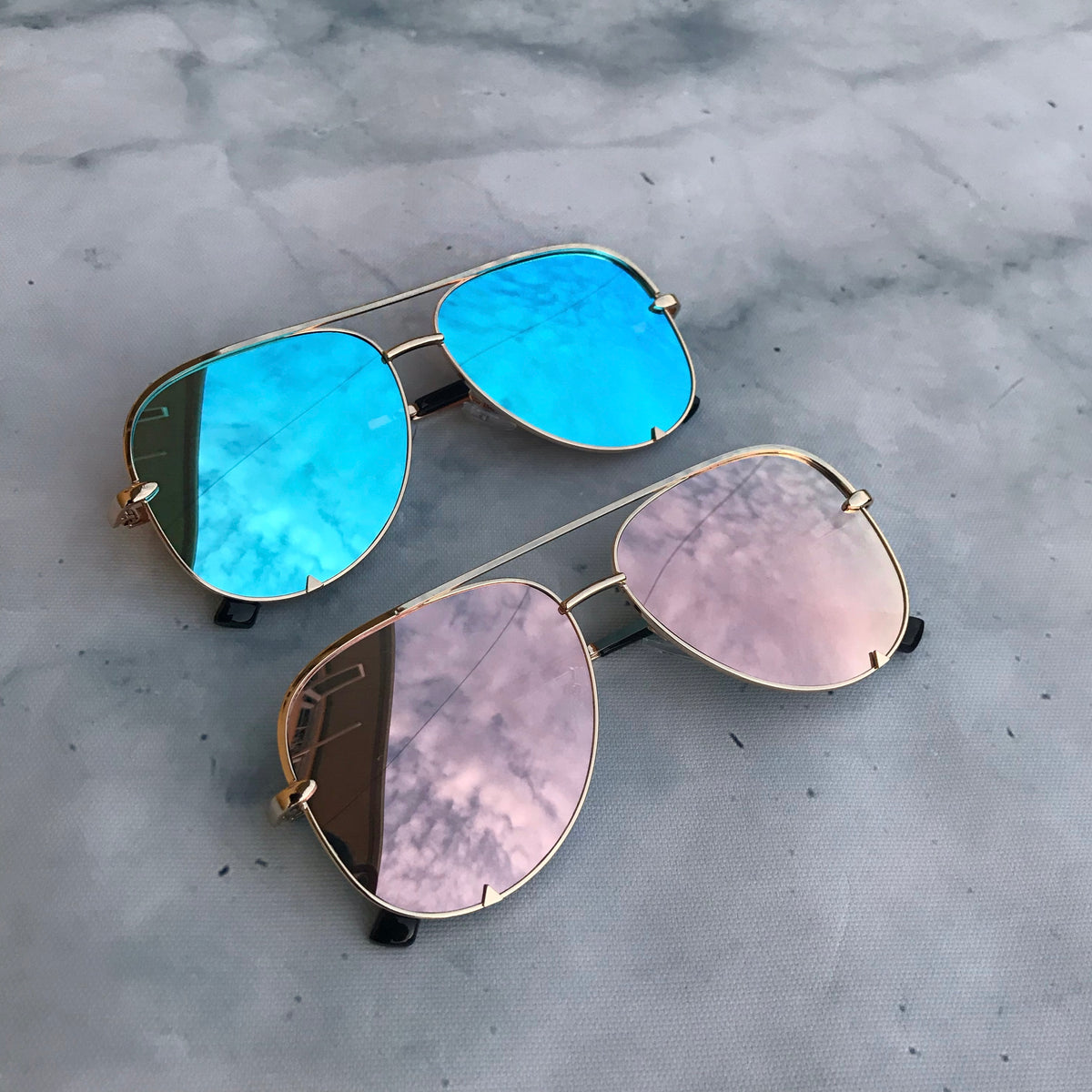 Aviator Framed Sunglasses