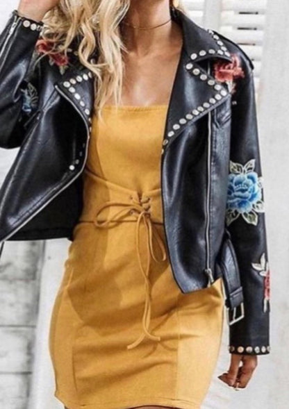 Corset Detail Suede Dress - The Style Guide TT