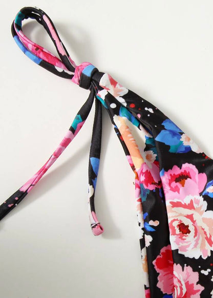 Floral Ruched Bikini - The Style Guide TT