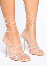 Load image into Gallery viewer, Clear Strappy Heels - The Style Guide TT
