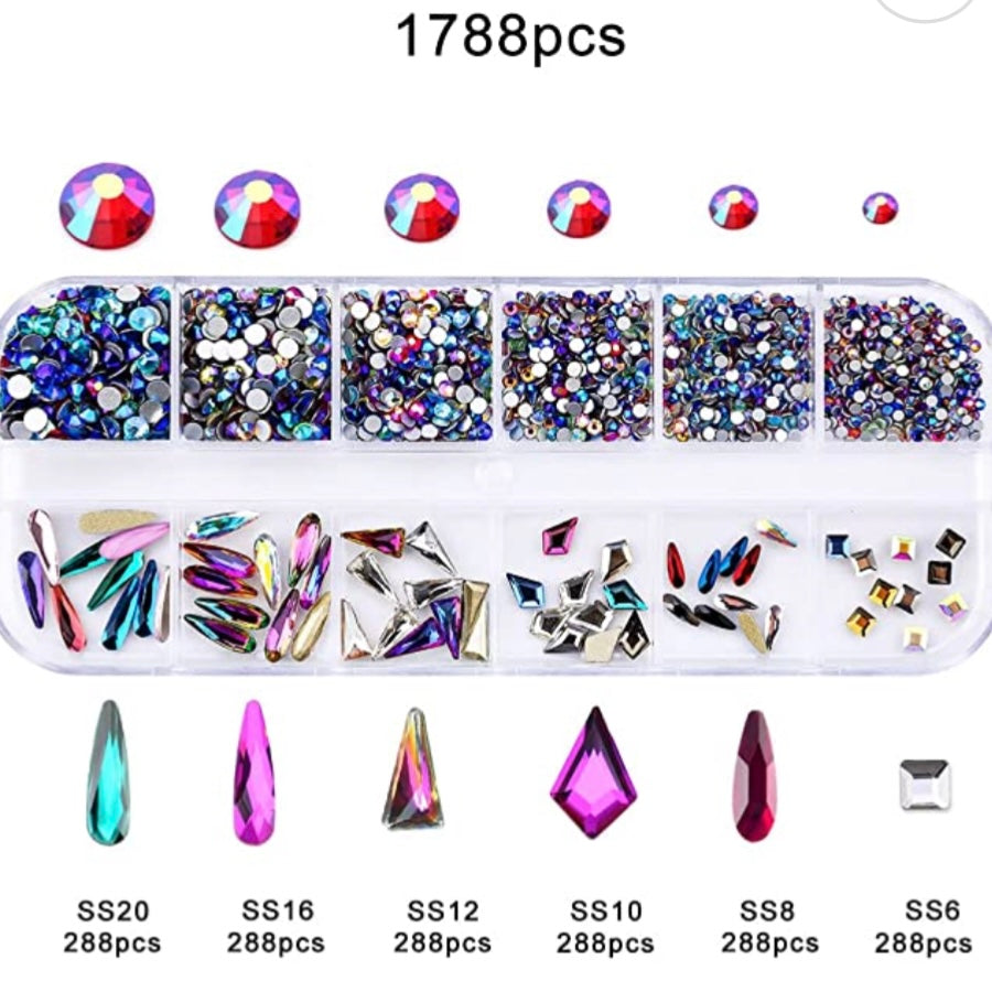 Assorted Crystal Rhinestone Set