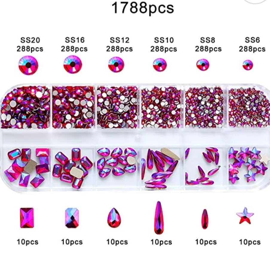 Assorted Crystal Rhinestone Set