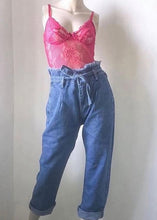 Load image into Gallery viewer, Belted High Waisted Mom Jeans - The Style Guide TT
