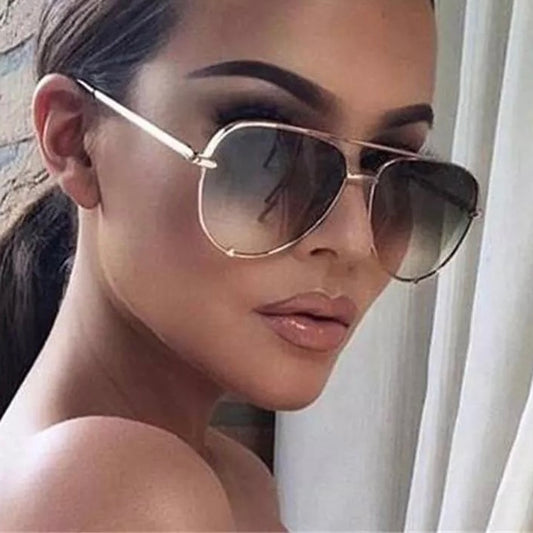 Aviator Framed Sunglasses