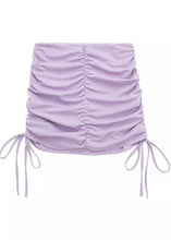 Load image into Gallery viewer, Fiore Viola Ruched Mini Skirt

