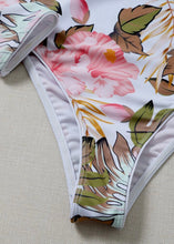 Cargar imagen en el visor de la galería, Palm Print Long Sleeve Swimsuit - The Style Guide TT
