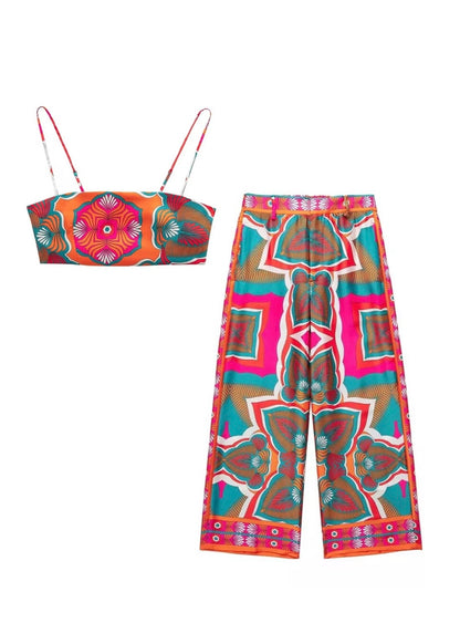 Ready for You Tribal Print Two Piece Set
