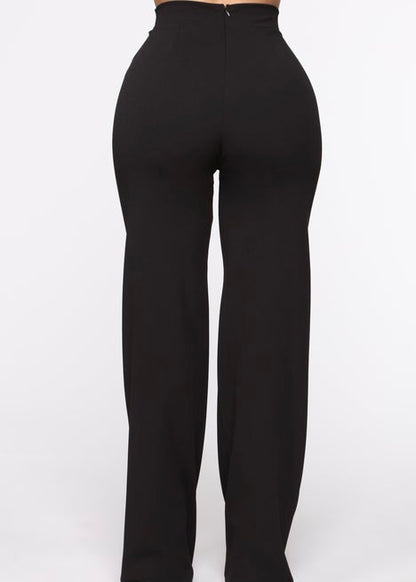 Bella High Waisted Wide Leg Trousers - The Style Guide TT