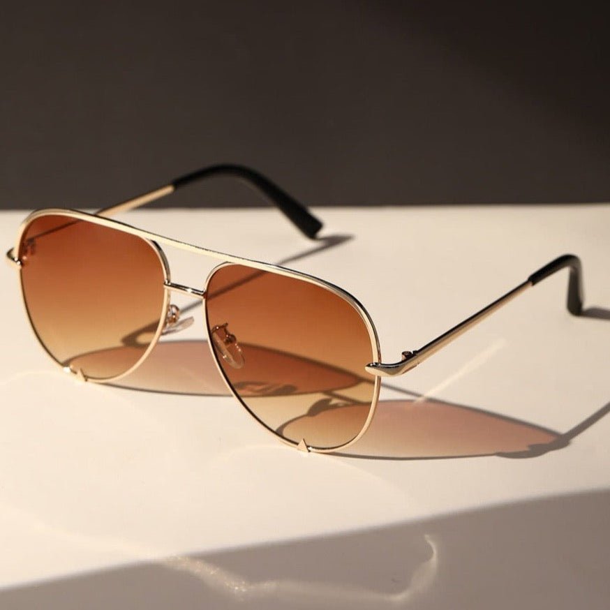 Aviator Framed Sunglasses