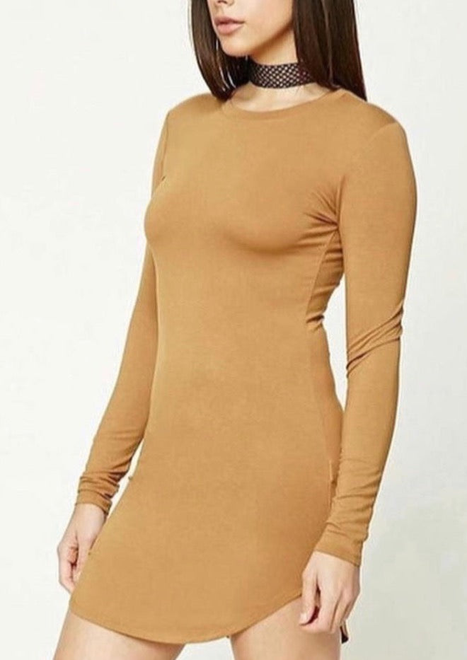 Long Sleeved Mini Dress - The Style Guide TT