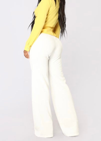 Bella High Waisted Wide Leg Trousers - The Style Guide TT