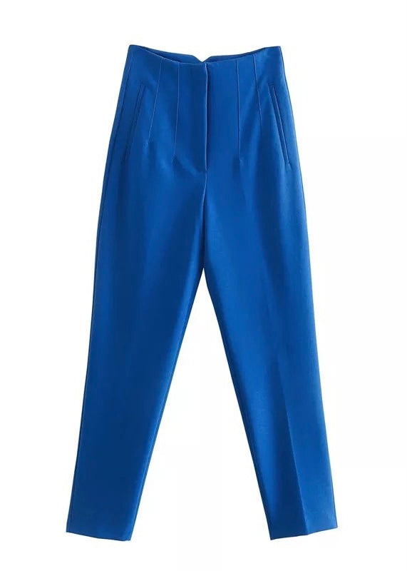 Seoul Tapered High Waisted Trousers - The Style Guide TT