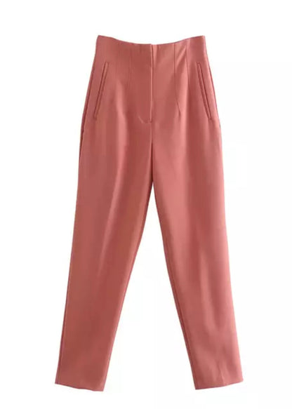 Seoul Tapered High Waisted Trousers - The Style Guide TT