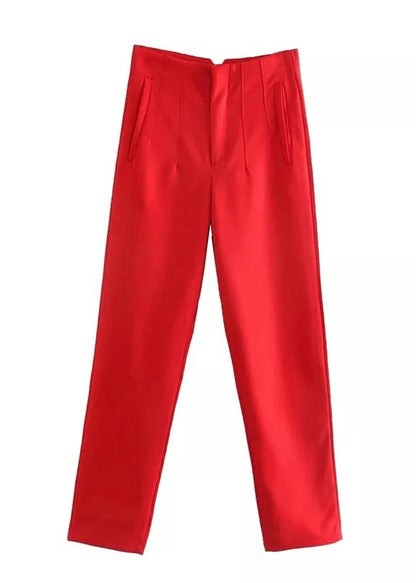 Seoul Tapered High Waisted Trousers - The Style Guide TT
