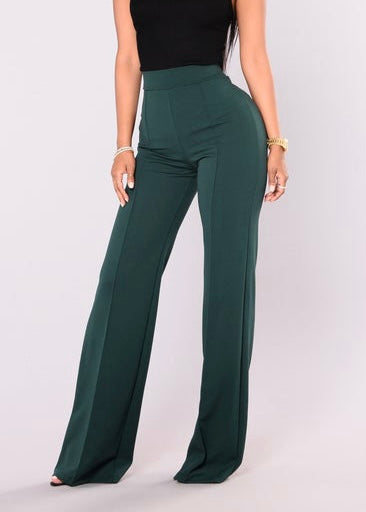 Bella High Waisted Wide Leg Trousers - The Style Guide TT