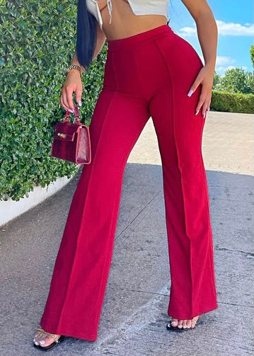 Bella High Waisted Wide Leg Trousers - The Style Guide TT