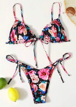 Load image into Gallery viewer, Floral Ruched Bikini - The Style Guide TT
