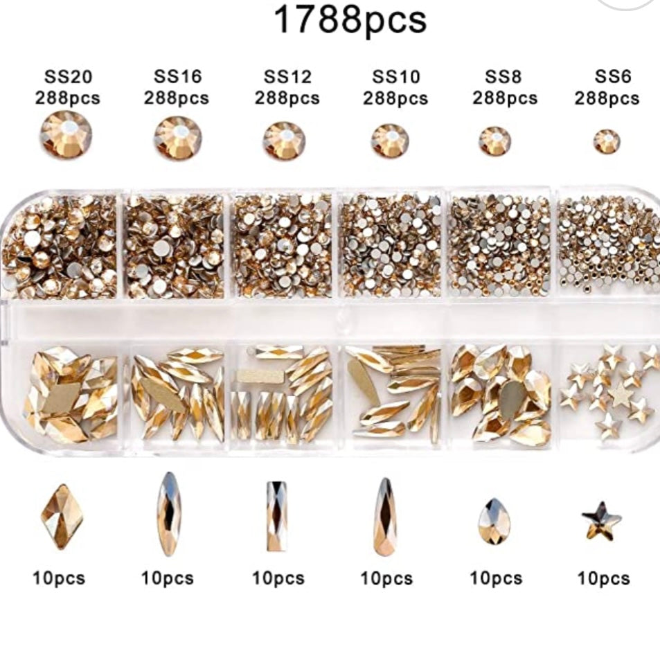 Assorted Crystal Rhinestone Set