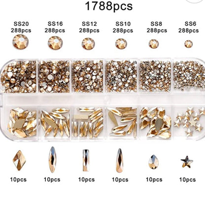 Assorted Crystal Rhinestone Set